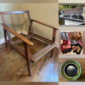 MaxSold Auction: This online auction features patio furniture, TV, Inuit art, women’s clothing, jewelry, LED lighting strip, eyewear, boots, violin, and much, much, more!!