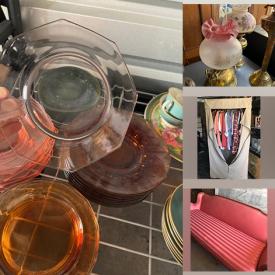 MaxSold Auction: This online auction features vintage pottery, antique radio, men’s clothing, sports equipment, antique sofas, wicker settee, office supplies, vintage decorative plates, depression glass, lanterns, teacup/saucer sets, and much more!