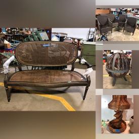 MaxSold Auction: This online auction features vintage icebox, patio furniture, vintage dresser, firepit, wheelchair, side tables, Ethan Allen chairs, fishing gear,  Mikori teapots, Jadite, printer, crock jugs, games, snowthrower, sewing machine, electric fireplace, and much, much, more!!