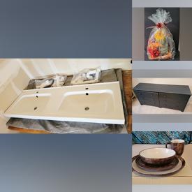 MaxSold Auction: This online auction includes new items such as phone cases, IKEA tent, IKEA double sink, computer and iPad accessories, collector plates, Ridgid saw, antique lamps, exercise equipment, antique serving table, gift sets and much more!