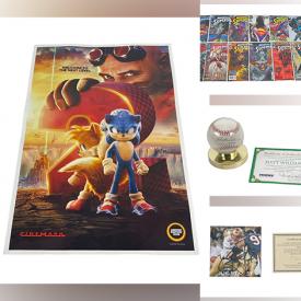 MaxSold Auction: This online auction features autographed sports collectibles, NIB nitrile gloves, NIB Funko Pops, comics, college engineering books, and more!