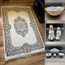 MaxSold Auction: This online auction features area rugs, collector spoons, art glass, Royal Doulton figurines, beer stein, teacup/saucer sets, sewing machine, power tools, and much, much, more!!