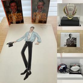 MaxSold Auction: This online auction includes signed first edition books, signed sports memorabilia including New York Yankees World Series, Lionel Messi, Wilt Chamberlain, Jim Brown, Wayne Gretzky, Lebron James, Wade Boggs and more, Beats headphones, vintage magazines and more!