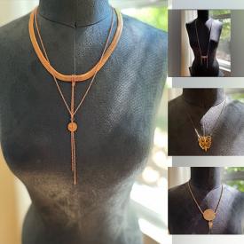 MaxSold Auction: This online auction includes Wearable Metal jewelry pieces such as brass hammered necklaces, copper faery necklace, copper crescent moon necklace, quartz crystal necklace, art nouveau earrings, tipi earrings and more!