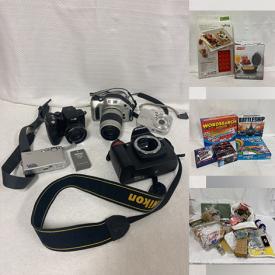 MaxSold Auction: This online auction includes cameras, waffle makers, board games, Harry Potter items, crafting supplies, art supplies, woodworking books, Tow Mater figurine, Royal Albert and other china, records, pottery, figurines and more!
