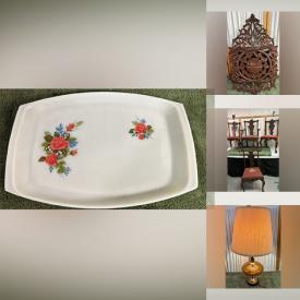 MaxSold Auction: This online auction features Vintage Pyrex, Vintage MCM glass lamp, Original Oil Art, Record players, Stereo equipment, a 65" SMART TV, and much more!