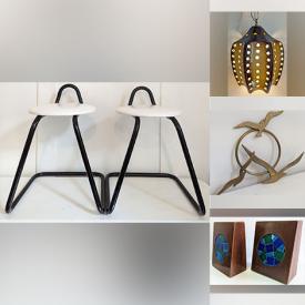 MaxSold Auction: This online auction features art glass, BMP, framed wall art, metal art, vintagey Pyrex, Santini doves, art pottery, vintage planter, vintage ashtray, leather recliners, teapots, cantilever stools, and much, much, more!!