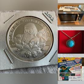 MaxSold Auction: This online auction features coins, sports trading cards, Legos, small kitchen appliances, costume jewelry, RC car, comics, banknotes, toys, marbles, stamps, children’s books, child buggy, ephemera, collector plates, and much more!