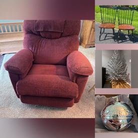 MaxSold Auction: This online auction features patio furniture, Hitchcock chairs, area rugs, sports trading cards, Wallace collectible bells, nesting dolls, jewelry, puzzles, power & hand tools, magazines, postcards, coins, vintage cameras, vinyl records, Hummel Christmas bells, collectible plates,  Dept 56 collectibles, Hummel ornaments, and much more!!