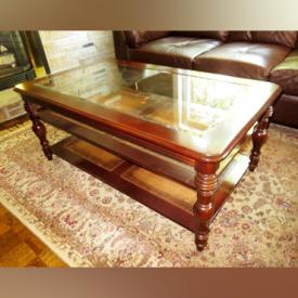 MaxSold Auction: This online auction features furniture such as Bergere chair, cabinet, bookcases, computer desk, executive desk, sectional sofa and coffee table. It also features rugs, artwork, purses, kitchenware, crystal and much more!