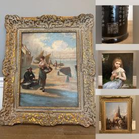 MaxSold Auction: This online auction includes original oil paintings, Canadian and American commemorative coins, sterling silver, crystal ware, fine china, vintage bar table and more!