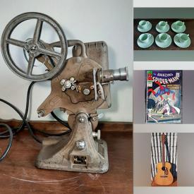 MaxSold Auction: This online auction features ukelele, wine-making kit, cranberry glass, bikes, perfume bottle,  NIB Funko Pops, golf clubs, hand drums, lap harp, collector plates, DVDs, vinyl records, metal detector, Precious Moments, guitar, costume jewelry, toys, nesting dolls, movie posters, souvenir spoons, children’s books, comics, and much, much, more!!