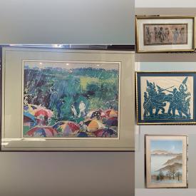 MaxSold Auction: This online auction includes vintage framed prints, limited edition prints, matted framed picture prints, watercolor print and more!