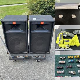 MaxSold Auction: This online auction features power & hand tools, ladders, Hot Wheels, area rug, desktop computer, Pokemon collectibles, flute, jewelry, speakers, copier, and much more!!