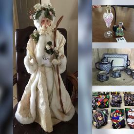 MaxSold Auction: This online auction features pipe collection, camouflage clothing, sculpted stone eggs, vintage Hungarian crystal, tea set, jewelry, doll house accessories, patio chairs, sports trading cards, antique chair, and much more!!