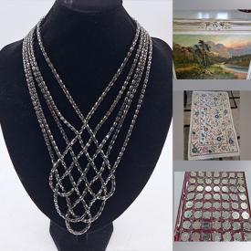 MaxSold Auction: This online auction includes vintage jewelry, Edison music cylinders, Royal Doulton kitchenware, DVD sets, home decor, handbags, glassware, small appliances, framed art, ceramics, collector coins, jewelry cabinets, vintage toys including Barbie, and much more!