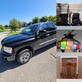 MaxSold Auction: This online auction includes 2008 Dodge Dakota, fine bone china, vintage radios, antique lamps, chandeliers, mid century tea cart, Murano glass, Kenwood receivers, Webcor turntable, Avon collectibles and more!