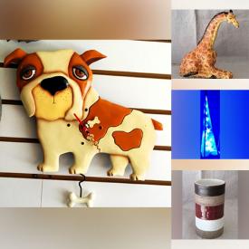 MaxSold Auction: This online auction features pendulum clocks, alpaca scarfs, pyramid lights, metal wall art, Halloween decor, Nativity figures, Christmas decor, nutcrackers, chandeliers, art pottery, Chinese teapots, Moroccan leather shades, and much, much, more!!!