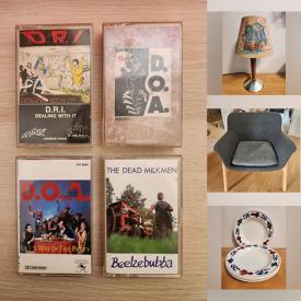 MaxSold Auction: This online auction includes  Ikea Vedbo chairs, foosball table, bookshelves, bar stools, poker chips, clothing, accessories, books, toys, games, electronics, servingware, Black and Decker drill, iLife robot vacuum, Bestia manga and more!