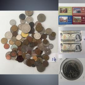 MaxSold Auction: This online auction features foreign coins & banknotes, coins, silver dollars, banknotes, stamp sets, medallions, proof sets, and much more!!