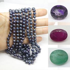 MaxSold Auction: This online auction features loose gemstones such as tourmaline, citrines, garnets, amethysts, emeralds, moonstones, sapphires, fire agate, onyx, carved ametrines, spinels, and pearl necklace, pearl earrings, jewellery displays, and much, much, more!!!