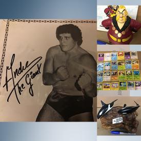 MaxSold Auction: This online auction includes vintage comics, signed celebrity photos, LP albums, Pokémon cards, Topps trading cards, vintage catalogues, NHL and CFL sports ephemera, DVDs, vintage toys, Magic the Gathering cards, vintage magazines and much more!