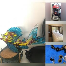 MaxSold Auction: This online auction features electric loveseat, bar stools, Hammond organ, art glass, area rugs, dining table & chairs, small kitchen appliances, exercise equipment, power washer, TV,  sewing machine, golf clubs, office supplies, desk & chair, costume jewelry, and much, much, more!!