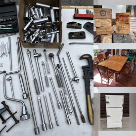 MaxSold Auction: This online auction features Legos, cedar chest, vintage icebox, TVs, small kitchen appliances, vintage tin cans, wooden liquor crates, vinyl records vintage lighters, teacup/saucer sets, Bunnykins, oil lanterns, garden tools, power & hand tools, lawnmower,  and much, much, more!!