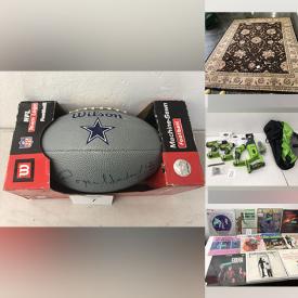 MaxSold Auction: This online auction includes original framed paintings, new open box items such as  electric fryer, power tools, and Crosley jukebox, autographed sports memorabilia, Maytag dryer, costume jewelry, Xbox 360 consoles, glassware, fine china, DVDs, Pyrex and much more!