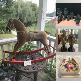 MaxSold Auction: This online auction features framed prints, B. Baldwin oil painting, Catherine Munn lithograph, Trisha Romance prints, antique rocking horse, Inuit nativity set, antique sewing machine, vintage cameras, carnival glass, and much, much, more!!