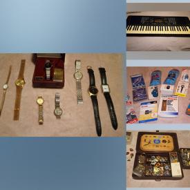 MaxSold Auction: This online auction includes vintage records, women’s watches, power tools, Panasonic keyboard, vintage pendants, vintage cameras, NIB electronics and more!