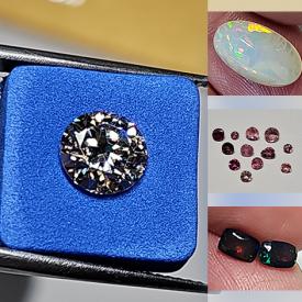 MaxSold Auction: This online auction includes gemstones such as Moissanite, Ethiopian Opal, Topaz, Moonstone, Onyx, Prasiolite, Tourmaline, Sapphire, Labradorite, Chalcedony, Jasper, Peridot and others, Emerald ring, green Jade beads and more! n