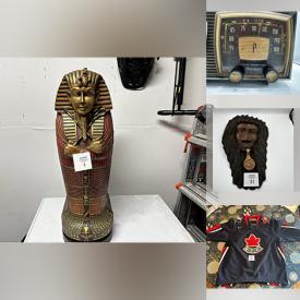 MaxSold Auction: This online auction includes collectibles such as Star Wars, chalkware, lighthouses, vintage porcelain, Blue Mountain pottery, home decor, Indigenous art, children’s toys, light fixtures, sports jerseys, NIB thermostats, and much more!