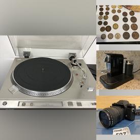 MaxSold Auction: This online auction features jewellery, men\'s clothing, vintage Sony turntable, Pentax camera, vintage art, Montblanc pens, crystal, Sennheiser headphones, vintage LP\'s, Tizio floorlamps, books, teak outdoor furniture, watches, and much, much, more!!!!