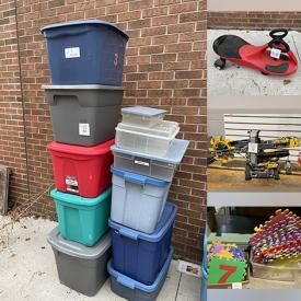 MaxSold Auction: This online auction features small kitchen appliances, sewing machine, video games, computer accessories, DVDs, craft supplies, office supplies, baby & infant items, toy drum set, sports equipment, Lego Technics, foreign currency, camping gear, and much, much, more!!!