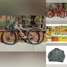 MaxSold Auction: This online auction includes a Jellycat bunny stuffed toy, Build-A-Bear cat plush, DOTA 2 plush toys, baseball and Pokemon cards, nitrile gloves, clothing, accessories, books, Monster Quad bicycle and more!