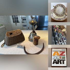 MaxSold Auction: This online auction features weaving tools, wooden trunk, beer glasses, tilt wheelchair, garden planters, art bricks, art books, educational books, craft supplies, wet suit, toys, Costa Rican rocking chair, window AC unit, art glass, and much, much, more!!