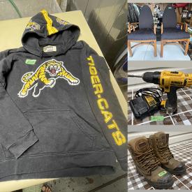 MaxSold Auction: This online auction features Hamilton Tiger-Cats collectibles, Star Wars collectibles, hardback books, vinyl records, games, metal signs, mini-fridge, power & hand tools, hardware, decanter, DVDs, video games, men’s & women’s shoes, new Hot Wheels, toys, puzzles, bicycle, VIA Rail collectibles, heater, and much, much, more!!