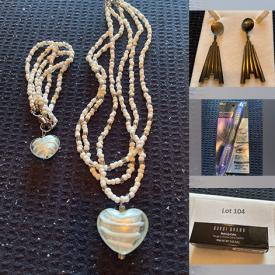 MaxSold Auction: This online auction features necklaces, bracelets, earrings, rings, new beauty products, upright piano, and much more!!