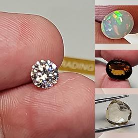 MaxSold Auction: This online auction includes a Citrine bracelet, gemstones such as Amethysts, Peridot, Tanzanite, Tourmaline, Topaz, Moissanite, Onyx, Ethiopian Opal, Sapphire, Emeralds and more!
