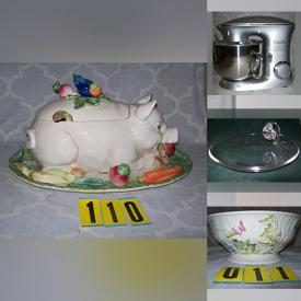 MaxSold Auction: This online auction features art glass, Belleek bowl, Loretta Murawski art, teacup/saucer sets, teapots, office supplies, vintage doll, small kitchen appliances, fitness gear, Temptation bakeware, vinyl records, DVDs, designer shoes, lawnmower, garden tools, and much more!!