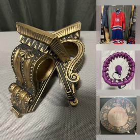 MaxSold Auction: This online auction includes a bluetooth speaker, weighted hula hoop, clothing, accessories, dolls and other toys, storage containers, ring light, ice or chocolate molds, seasonal decor, corbels, blanket hoodie and more!