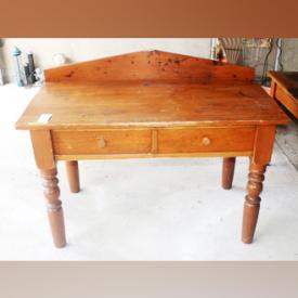 MaxSold Auction: This online auction features vintage trunks, wood tables, desks and cabinets, Royal Doulton figurines, lamps, patio furniture, yard and garden tools and supplies, LG window air conditioner, kitchenware, books, swimming pool toys and more!