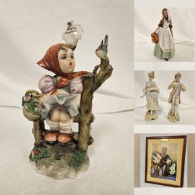 MaxSold Auction: This Charity/Fundraising Online Auction features small kitchen appliances, art glass, salt & pepper shakers, DVDs, Royal Doulton figurines, carved wooden statue, and much, much, more!!