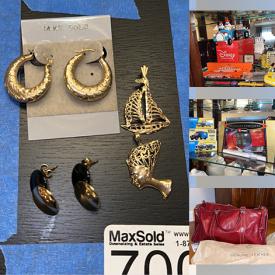 MaxSold Auction: This online auction features gold jewelry, sterling jewelry, Lionel train accessories, pet products, Swarovski jewelry, costume jewelry, Sheila collectibles, Thomasville dining table & chairs, small kitchen appliances, watches, Fiesta ware, wine cooler, TV, art glass, and much, much, more!!