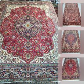 MaxSold Auction: This online auction features Persian rugs & runners from Tabiz, Borjloo, Balouch, Ardebil, Zanjan, Kashan, Sirjan, Bijar, Saveh, Hamedan, Gharajeh, Turkman, and more!!