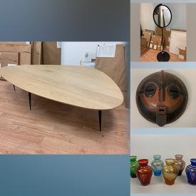 MaxSold Auction: This online auction includes furniture such as upholstered armchairs, MCM coffee table, swivel chair and others, Robert Bateman prints, Goebel figurines, Singer sewing machine with foot pedal, Moorcroft plates, pewter miniature train set, decals, jewelry, vinyl records, Wade miniatures, vintage pottery, wooden items, vintage assorted cameras and much more!