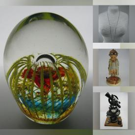 MaxSold Auction: This online auction includes Bavaria china, vintage porcelain, art glass, Hummel, sterling silver jewelry, watches, scrapbooks, Asian pottery, folk art, souvenir spoons, collector cards, original framed artwork, vintage boxing ephemera and more!