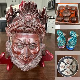 MaxSold Auction: This online auction includes antique Chinese ceramics, vintage porcelain, handmade pottery, earthenware, home decor, collector plates and more!