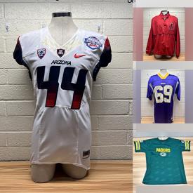 MaxSold Auction: This online auction features game jerseys, sports hoodies, women’s & youth sports apparel, polos, zip-up fleece, and much more!!